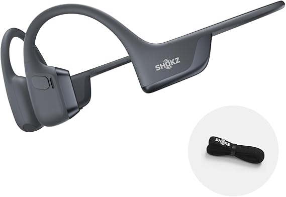 SHOKZ New OpenRun Pro 2- Bone Conduction Headphones, Open-Ear Bluetooth Wireless Sport Earphones for Running, Workouts - Sweat Resistant, Secure Comfortable Fit -Deep Bass, Smart Mic, Reflective Strip