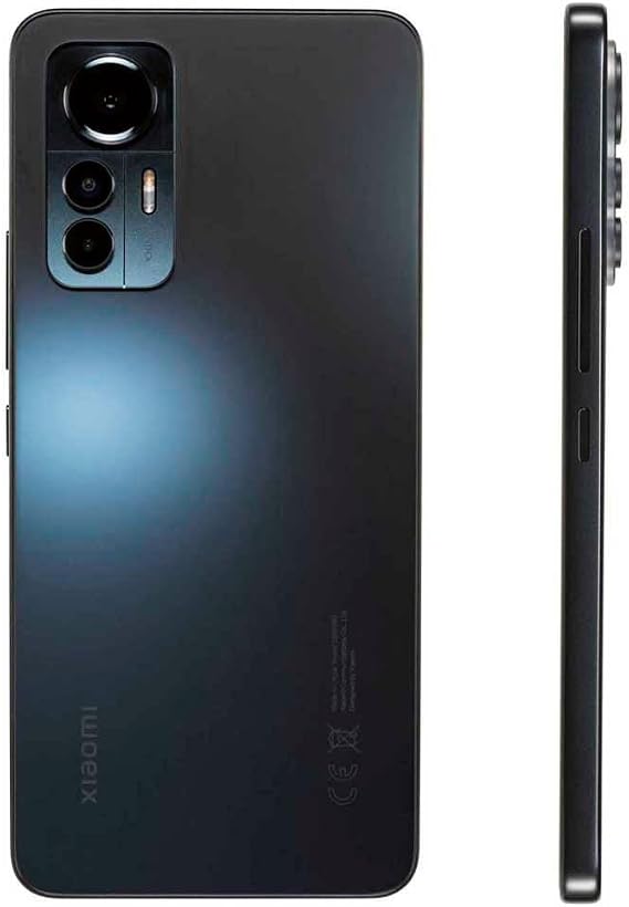 Smartphone Xiaomi 12 Lite 128 GB RAM Black 8 Gb Ram