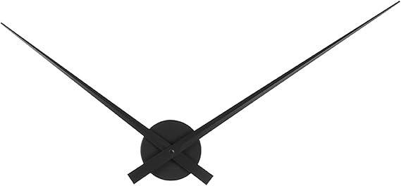 Karlsson Wall Clock Little Big Time Alu black, 90cm,KA450050
