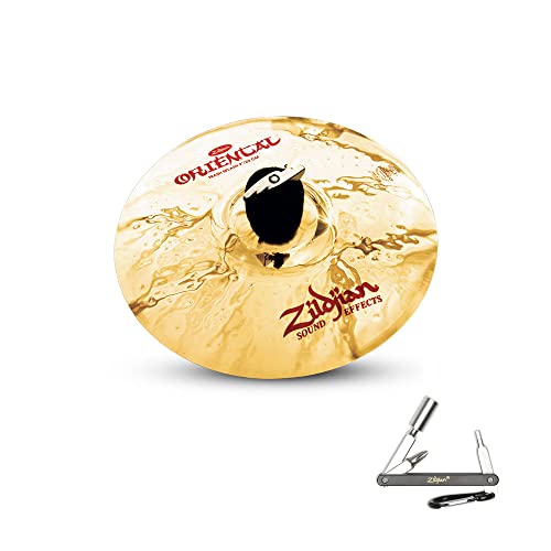 Zildjian A0609 9 Oriental Trash Splash Drumset Cymbal With Brilliant Finish, ZKEY