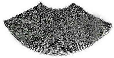 8 mm Aventail Flat Riveted Flat Solid Ring Chain Mail Camail ABS