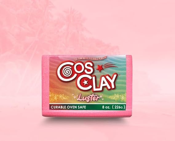 Cosclay Luster - Coral Reef Pink (8oz)