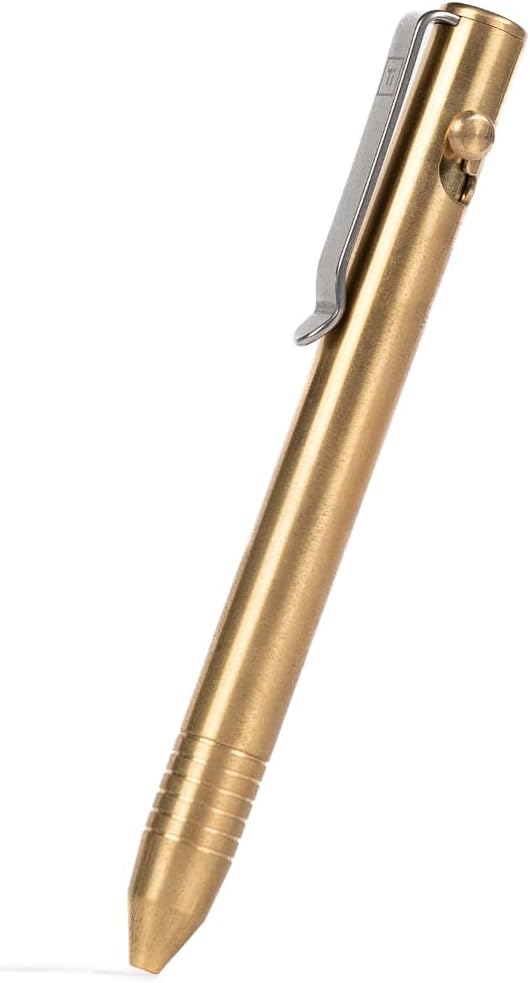 BIG IDEA DESIGN Base Line Bolt Action Pen Brass