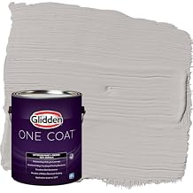 Glidden One Coat 1 gal. Gray Shadows/Grey Satin Exterior Paint with Primer
