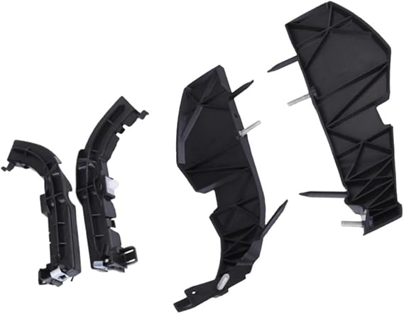 Car Bumper Bracket Set 4 PCS for Dodge for CHALLENGER 2015-2022 OEM 68024343AA 68024342AA ABS Black Fixed Support Mount Stable Exterior Fender Restoration