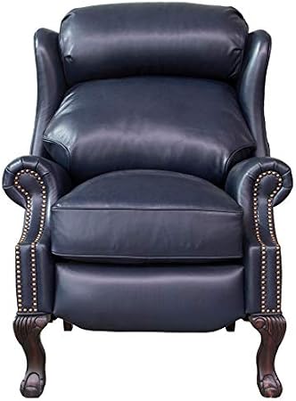 BarcaLounger Danbury Push Thru The Arms Recliner in Shoreham Blue