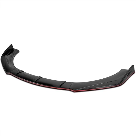 Spec-D Tuning Glossy Black Front Bumper Lip for Universal Fit