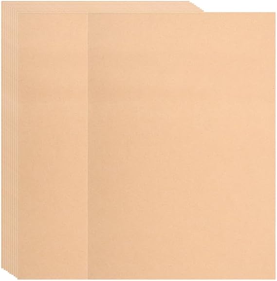 20 Pcs Braille Cardboard Sheets - Durable Paper for 4 and Writing Boards Learning Supplies for Visually Impaired Schools Home Training Beige 11.8 x 9.4 in