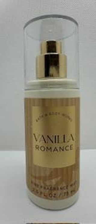 Vanilla Romance Fine Fragrance Mini Travel Purse Size Mist Spray 2.5 Ounce