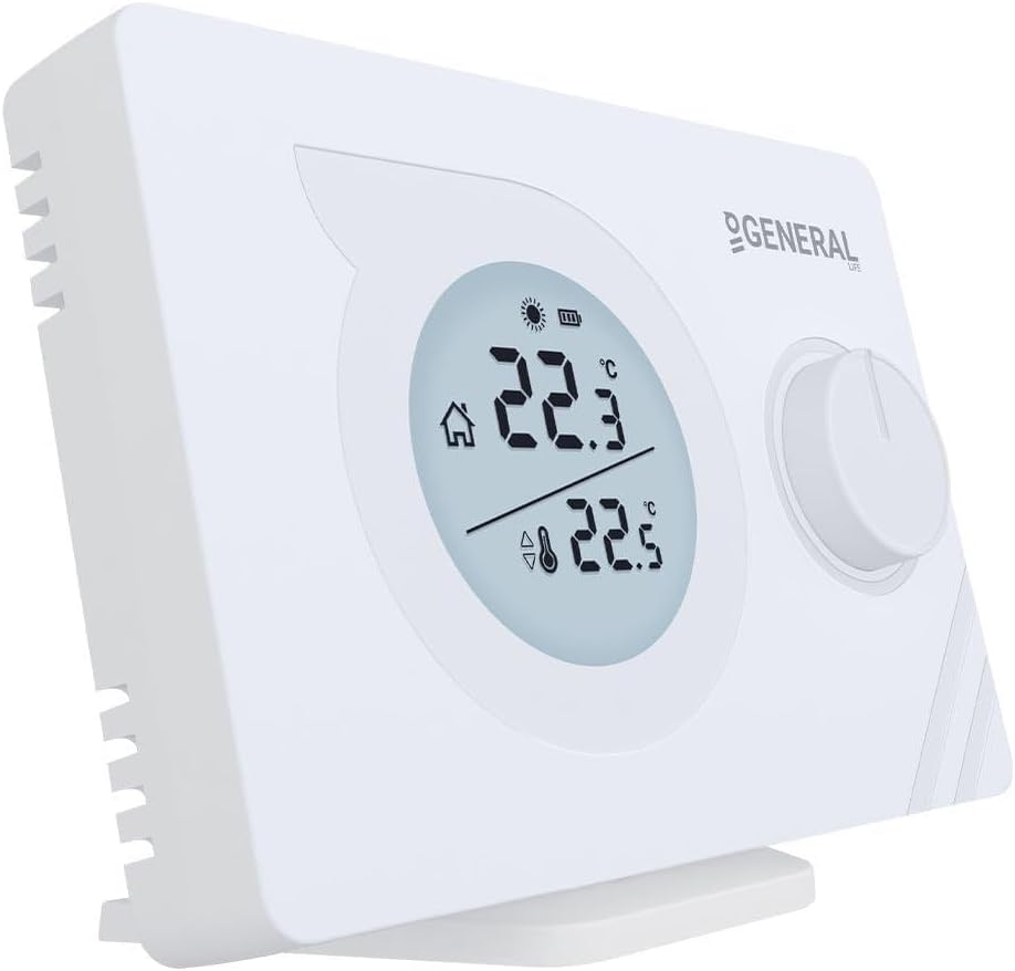 Mitra HT220 RF Wireless Room Thermostat White