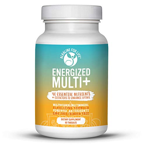 Energized Multi Multivitamin for Men & Women High Potency Daily Multivitamin with Vitamins, Minerals, B Complex, Antioxidants & Quercetin for Energy, Metabolism & Nutritional Support 60 Tabsules