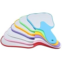 Tooth Shaped Handheld Mirrors - 9.8"x5.1" Medical-Grade Dental Mirror for Vitrectomy Recovery Training, Dual-Purpose Mirror Tools with Precision Reflection
