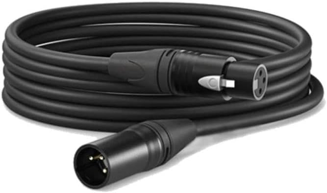 Midex MCB-5X Quality Stereo Microphone Cable XLR+XLR 5 Meters Black Color