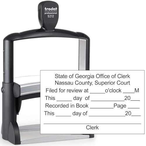 5212 Professional Self-Inking Text Stamp - Personalize More Than 10 Lines of Text