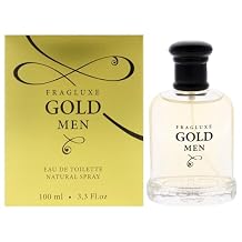 Fragluxe Gold for Men - 3.4 oz EDT Spray