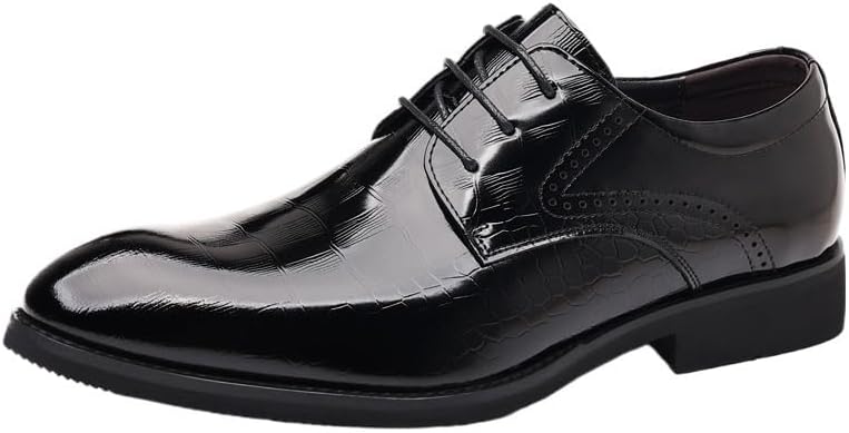 Men's Dress Shoes Mens Comfort Orthopedic Dress Shoes Genuine Leather Oxfords Formal Business Suit Shoes