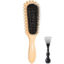 GAINWELL 2026 New Wooden Curly Hair Brush, Curl Defining Brush, Styling Brush for Effortlessly Defined Curls, Waves & Coils, Reduces Frizz