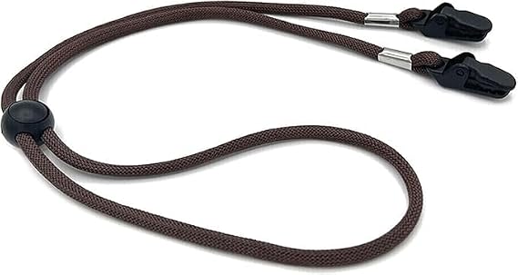 Black Adjustable Hat Chin Cord - Windproof Hat Strap Clips and Bag Lanyard for Travel | Multi-Use Holder for Fishing, Hiking,Outdoor Gear Accessories, Accessories