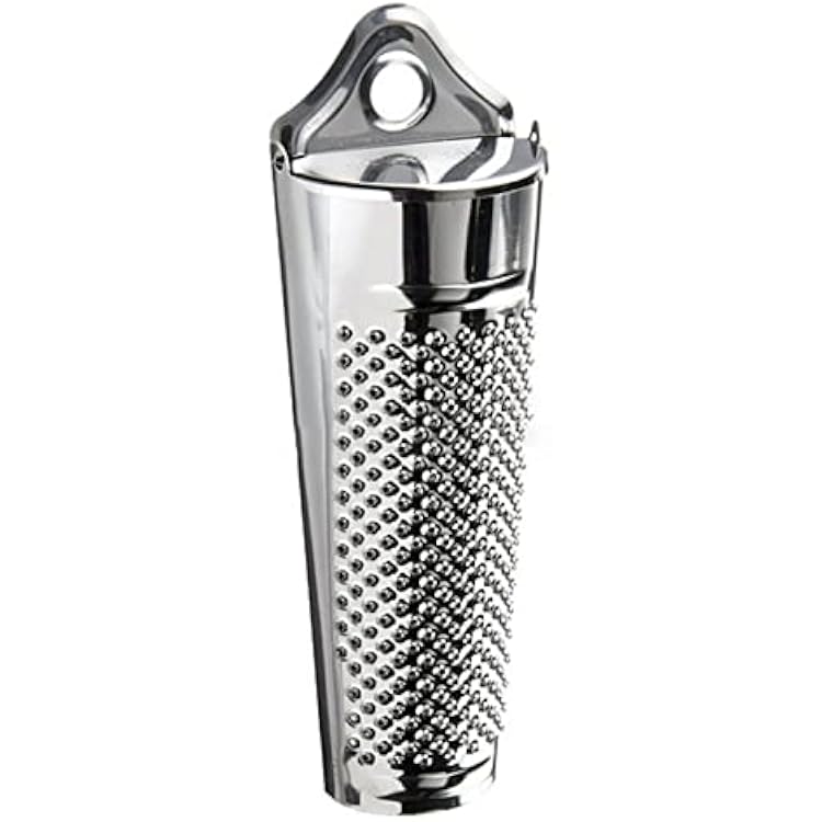 Nutmeg Grater Stainless Steel Upgraded Lemon Zester & Cheese Grater, Ginger Garlic Nut Walnut Lemon Hand Planer Tool Professional Kitchen ToolCOLOR:Silver