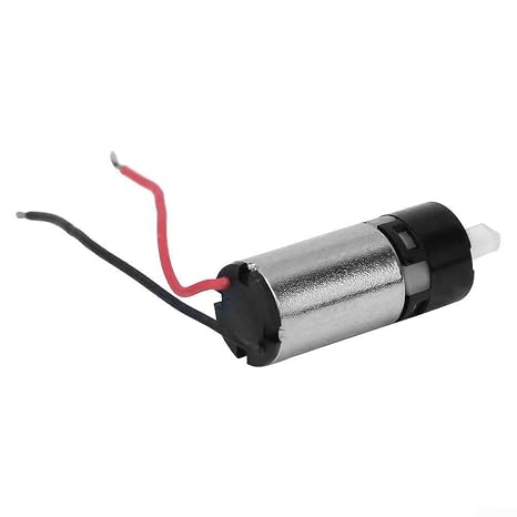 Planetary Gear Motor,6Mm DC 3V 1200RPM Coreless Gearbox High Torque,Low Noise Metal Reduction Motor for DIY Robot Car Projects(Four-Stage Motor)