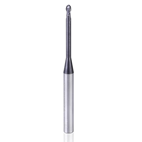1pc GM-2BP R0.25-R2.5 Ball Nose end Mill Milling Cutter Spiral Bit Tool Long Neck End Mills Router bits for deep Slot(GM-2BP-R0.25-M04)