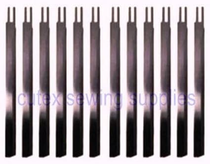 Eastman Straight Cutting Machine 6" Knife Blades - 12 Pack