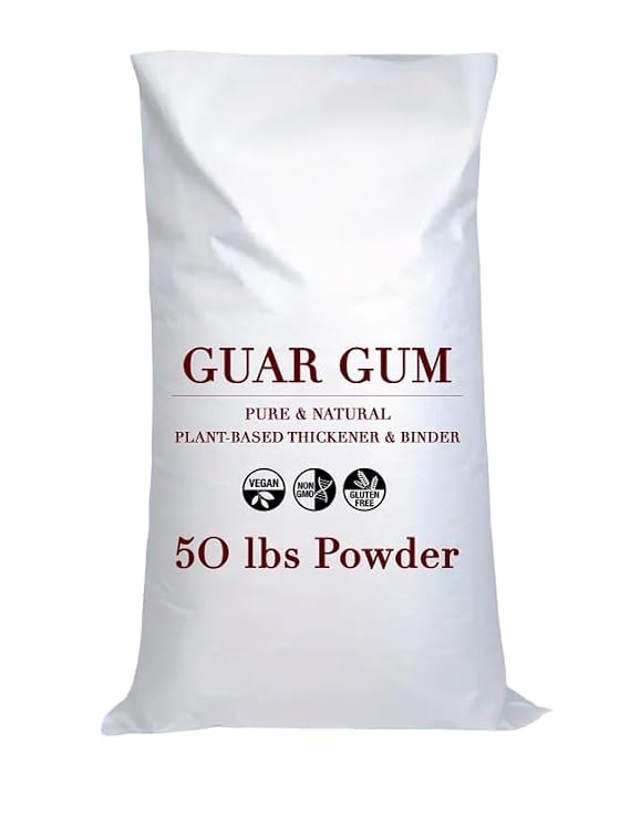 Generic Guar Gum Powder - Pure & Natural - Plant Based Thickener and Binder - 50lb Bag