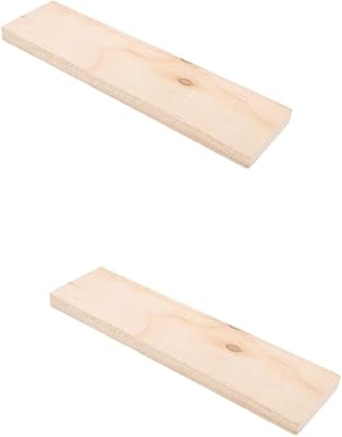 Gadpiparty 2pcs Unfinished Wood Craft Sheet for Projects Basswood Board for Engraving Painting and Holiday Decorations