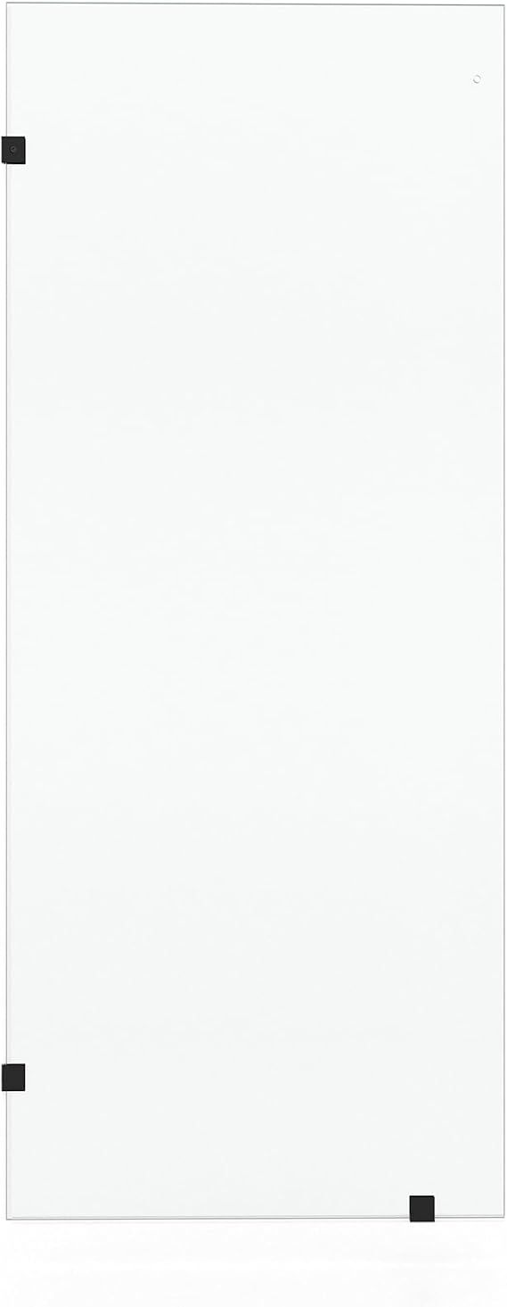 KPUY 36x76 Frameless Shower Panel - 5/16" Thick Tempered Safety Glass with Explosion-Proof Film Nano Coating
