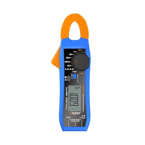 Bluetooth Clamp Meter CM2100/CM2100B Digital AC/DC Clamp Meter Mini Smart Portable Ammeter Voltage Voltmeter 20000 Counts True RMS Clamp Tester(CM2100)