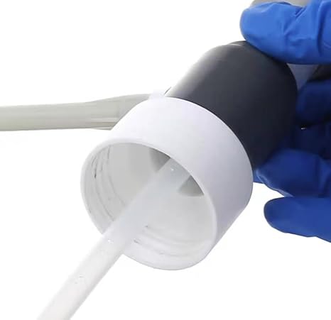 Lab Bottle Top Dispenser Economic Dispenser Sleeve Type 5-25 ml Adjustable Liquid Adder Semi-Automatic Liquid Dispenser(Dispenser only)