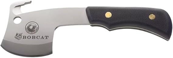 Knives of Alaska Bobcat Hatchet 2.5" D2 Steel Blade Sure Grip Handle Black