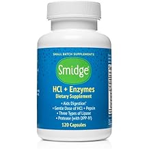 SmidgeTM HCl + Enzymes Digestion 120 Capsules