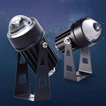 Rotation Spotlight - Spotlight Led Beam Light, 5W Narrow Beam Spotlight, IP65 Outdoor Waterproof Wall Lamp Landscape Lighting, for Garden, Courtyard, Building Exterior(Red Light)