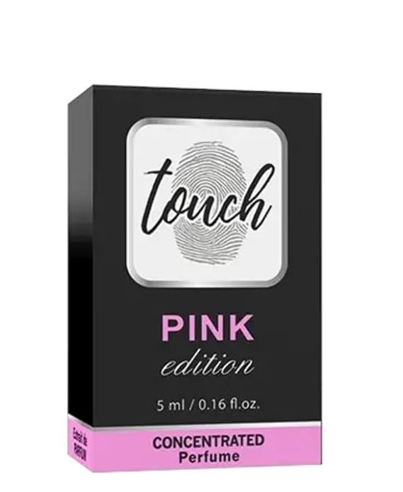 Touch Pink Edition Concentrated Perfume Oil, 0.16 fl oz, Black and Pink