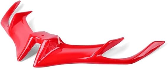 Rear Fairing Motorcycle Front Fairing ABS Aerodynamic Winglets Lower Guard Cover for YZF R15 for YZFR15 V3.0 2017-2020(RED)