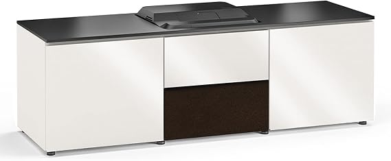 Salamander Designs Chameleon Collection Miami 236 Projector Integrated Cabinet for Epson LS100 Projector (Gloss White)