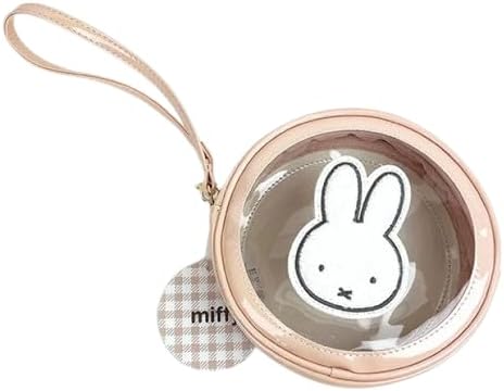 Round Pouch M Pink Miffy