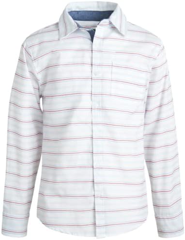 Ben Sherman Boys Button Down Shirt - Casual Woven Long Sleeve Boys Dress Shirts - Collared Shirt for School Vacation Holidays