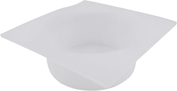Waxness Non-Stick Silicone Bowl Insert for Wax Warmers White, Fits Mini W-CUBE 5oz Warmers, Easy Clean Flexible Wax Pot Liner for Professional Use