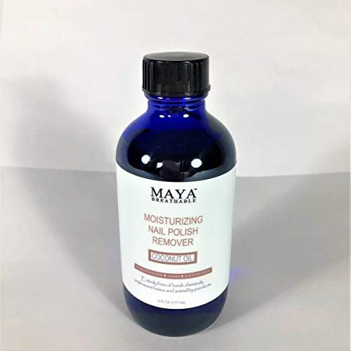 Maya Natural Nail Polish Remover Coconut Oil 6 Fl Oz Natural Nail Polish Remover