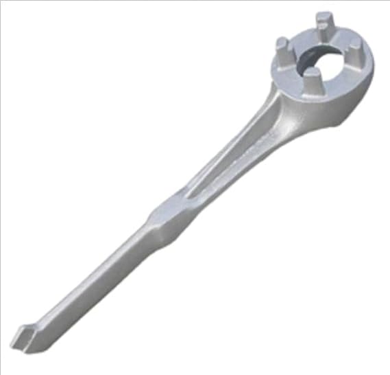ATD - 5271 Aluminum Bung Wrench - Works with 55, 30 and 55 Gallon Plastic Drums - Fits 2in and 3/4in Bung Caps - Universal Fit for Most Drums