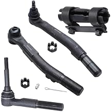 Detroit Axle - 4WD Front 4pc Tie Rods Kit for Ford F-250 F-350 F-450 F-550 Super Duty, Outer Tie Rod End Links, Adjusting Sleeves Replacement
