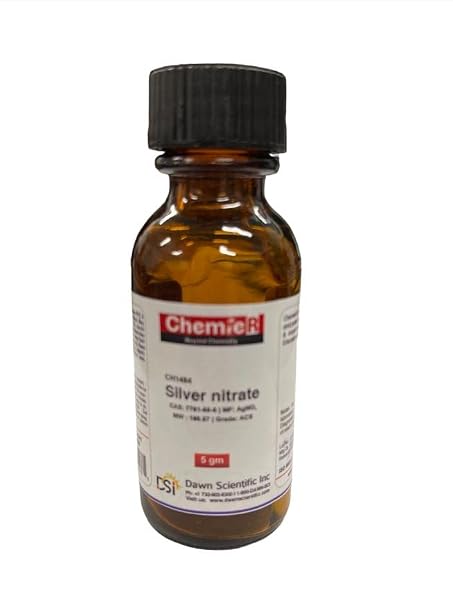 Silver Nitrate 5 gm ACS grade/99.99%/ /ChemieRTM
