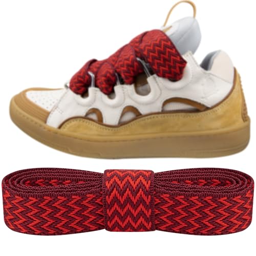 Endoto Fat Shoelaces for Lanvin Curb Thick Jumbo Flat Shoe Laces Replacement Sneaker Shoes Stings