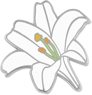 PinMart Flower Trendy Enamel Lapel Pin