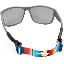 Pilotfish Flexible Glasses Straps, Adjustable for Sports - Fits Eyeglasses & Sunglasses