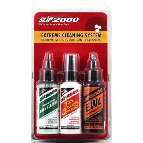 Slip 2000 Extreme Cleaning System Combo Pack, Contains Extreme Weapons Lubricant EWL, 725 Gun Cleaner and Carbon Killer Bore Cleaner