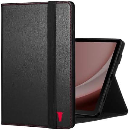 TORRO Leather Case Compatible with Samsung Galaxy Tab A9 Plus Premium Leather Galaxy Tab A9 11 2023 Case with Stand Function and Auto WakeSleep Black