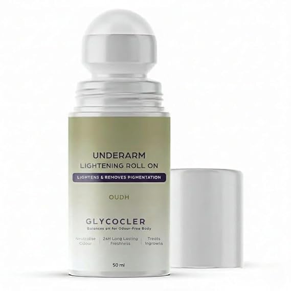 Underarm Roll On (Oudh) | For Remove Pigmentation, Deodorant for Underarms, Glycoclear Technology | Men & Women